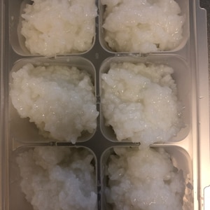 【離乳食後期】お米から作るお鍋で5倍がゆ